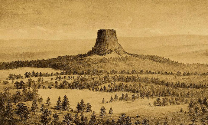 Devils_Tower_historical_drawing_1880-688po